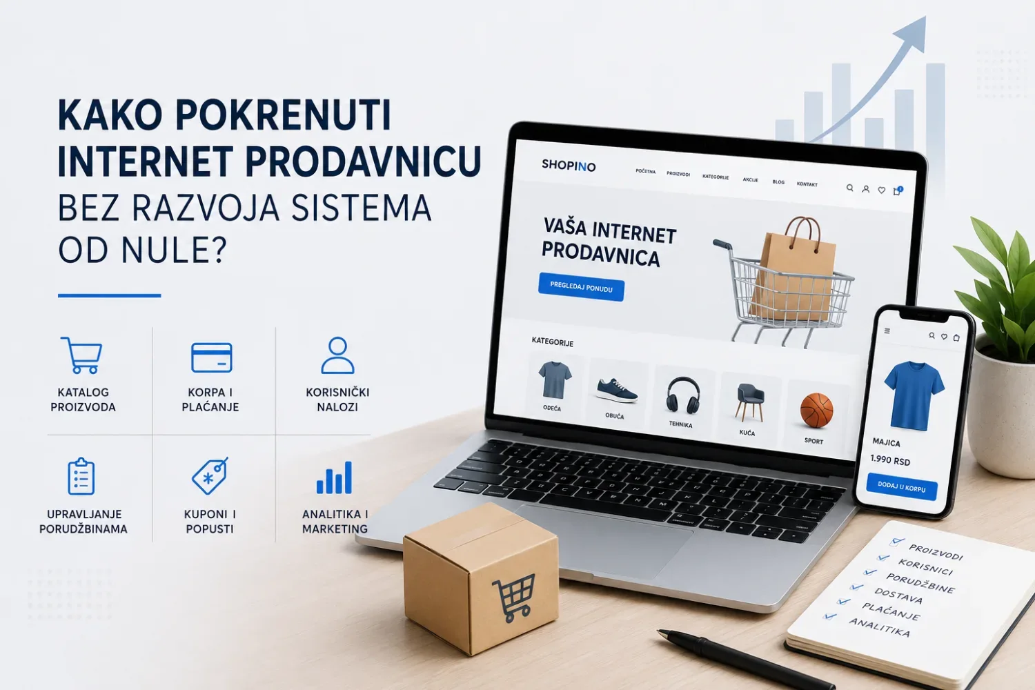 Kako pokrenuti internet prodavnicu bez razvoja sistema od nule?